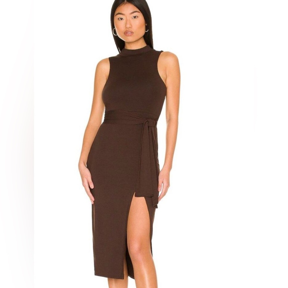 Lovers + Friends Brown Sleeveless Dress